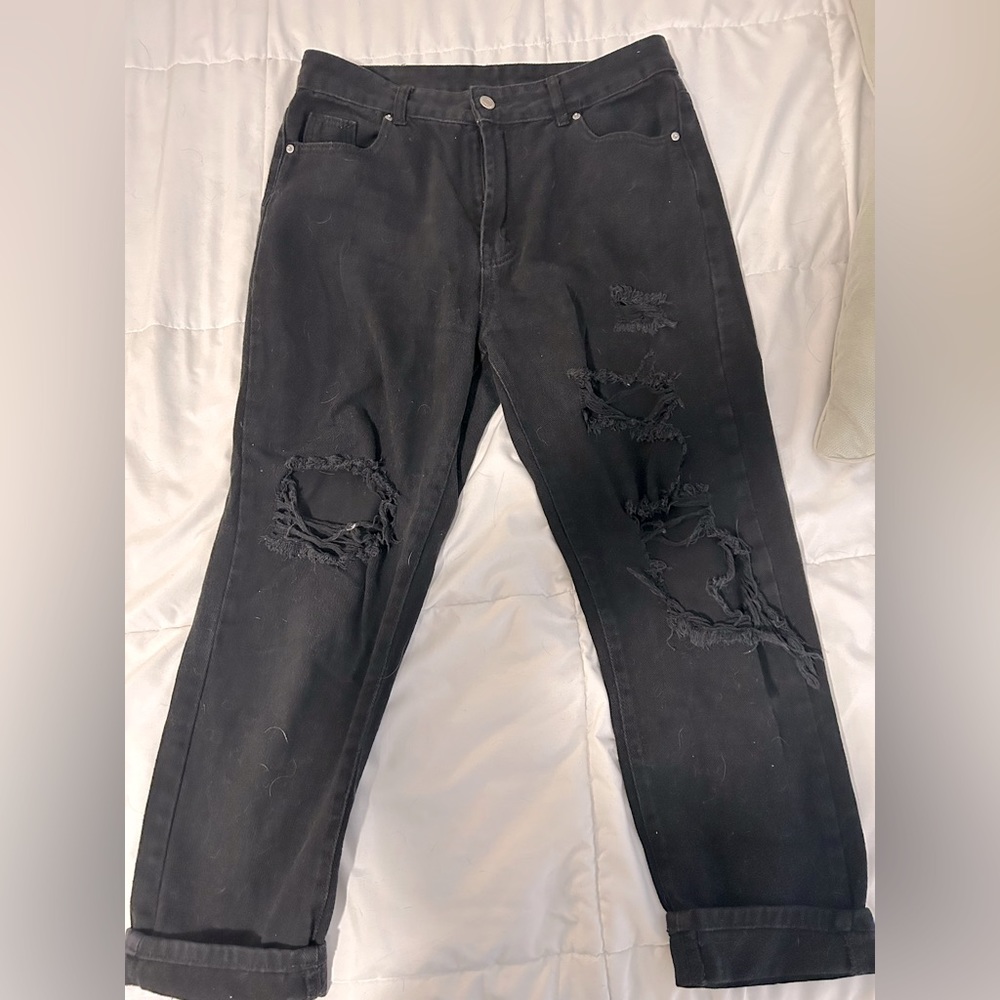 Black Ripped Jeans